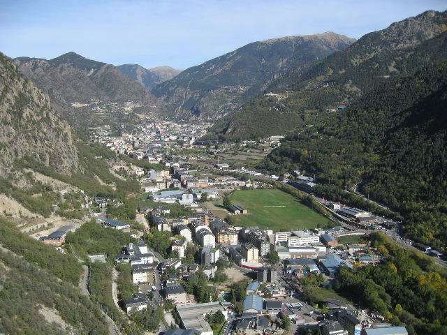 Andorra has splendid views and mountain peaks