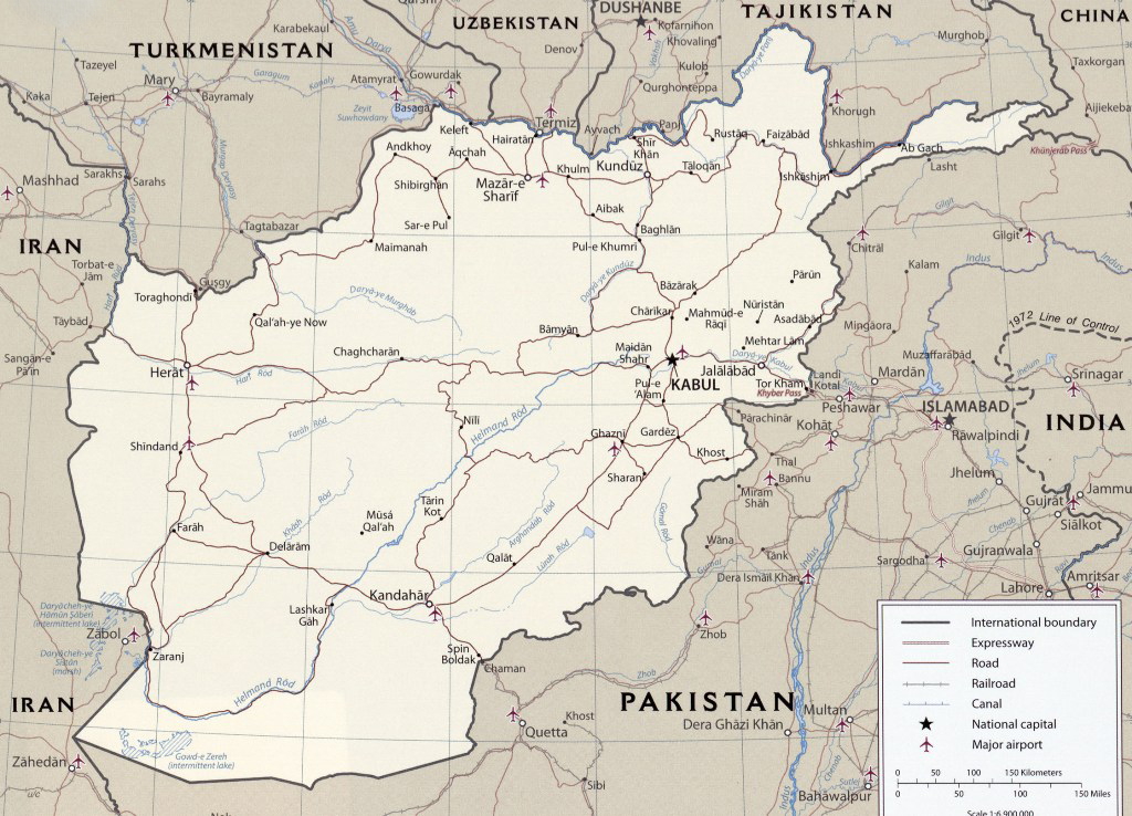 afghanistan map harta