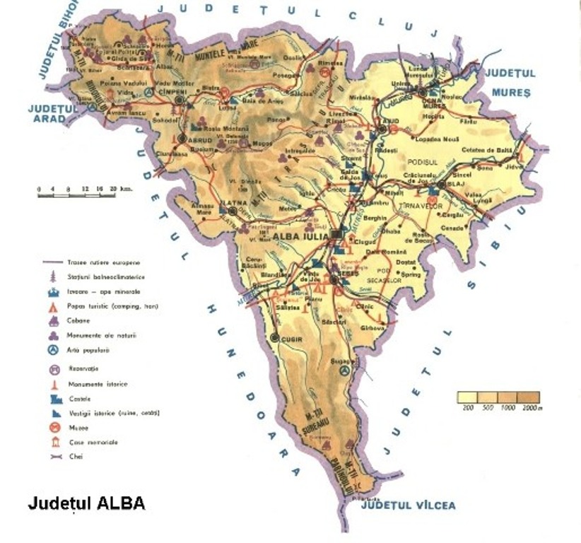 Alba Map Harta