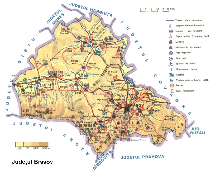 Brasov Map harta