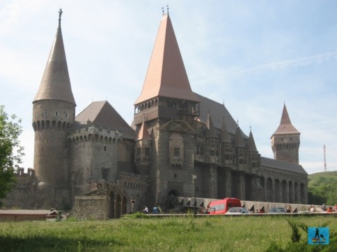 Huniazilor or Corvinilor Castle from Hunedoara City, Hunedoara County