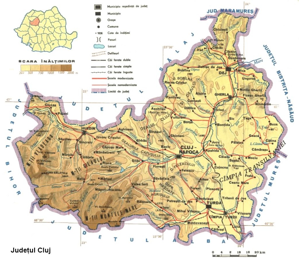 Cluj Map harta