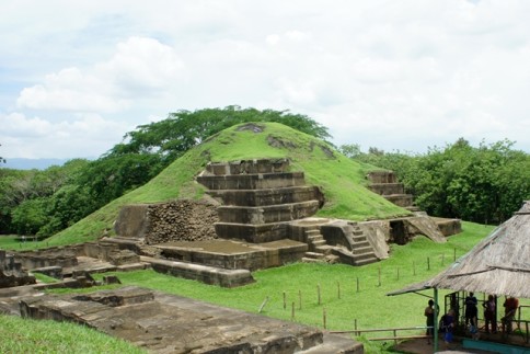 Ancient Mayan ruins at Joya de Ceren, El Salvador