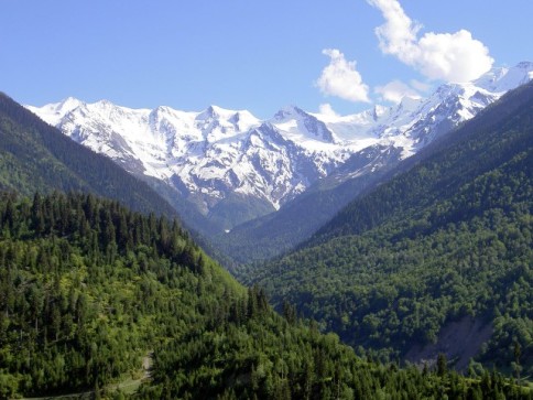 Georgia Caucasus Mountains