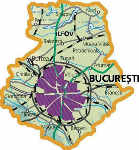 Egypt concrete enough Județul Ilfov are cel mai important oraș, capitala București