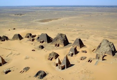 Nubia pyramids sudan