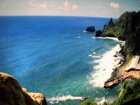 A small port of Pitcairn Islands