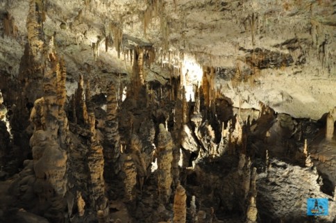 One of the most beautiful caves in Europe, Postojna Cave, Slovenia