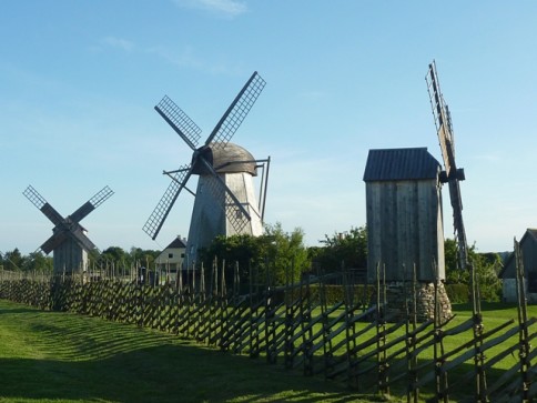 Saaremaa Angla windmills farm