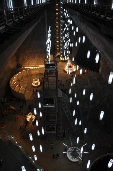 In Cluj County you can visit the new salt mine or Cluj Napoca