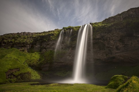 Seljalandsfoss Falls from Iceland is one of the most beautiful in Europe