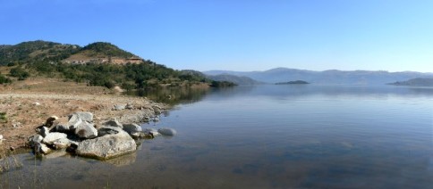 Barajul Maguga pe râul Komati, Swaziland