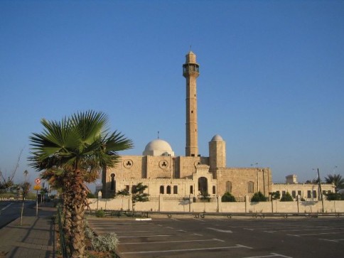 Hasan Bey Mosque from Tel Aviv, Israel
