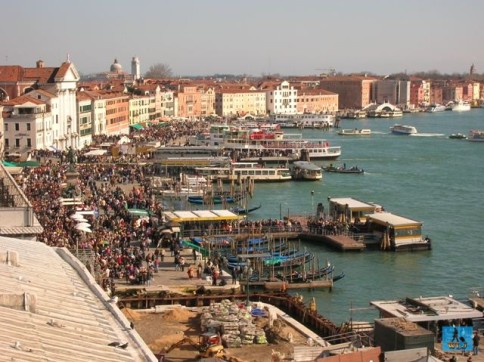 Panoramă a Veneției, Italia, unul dintre cele mai frumoase orașe ale lumii