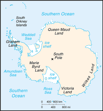 antarctica map harta