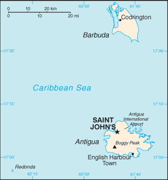 antigua and barbuda map antigua si barbuda harta