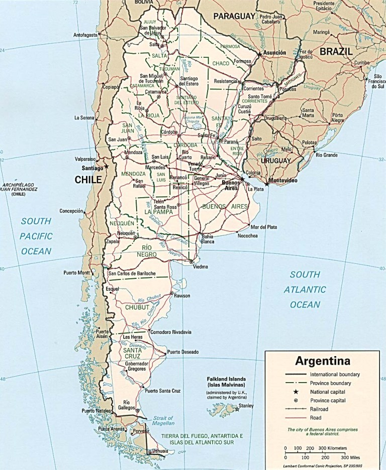 argentina map harta