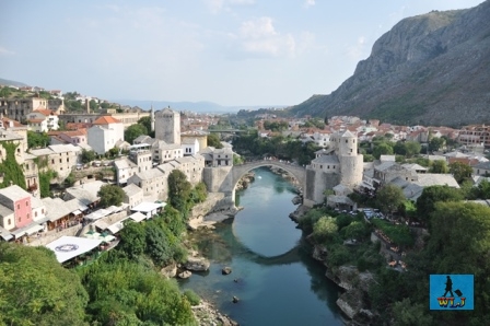 Mostar, a beautiful medieval city in Bosnia and Herzegovina