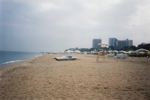 Beach at the Gold Sands in Bulgaria