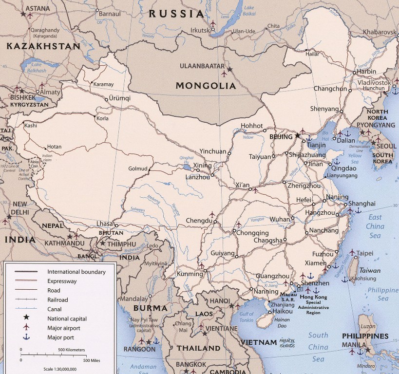china map harta