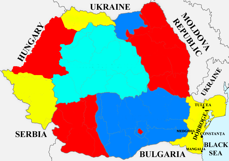 dobrogea map