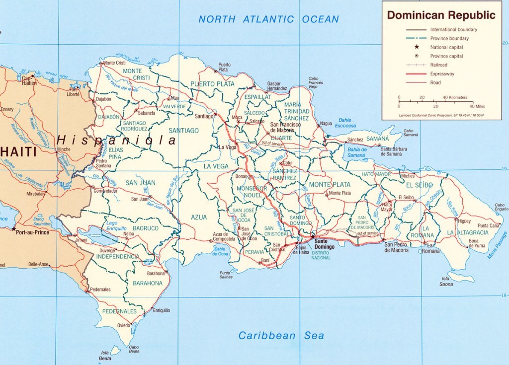 dominican republic map harta republica dominicană