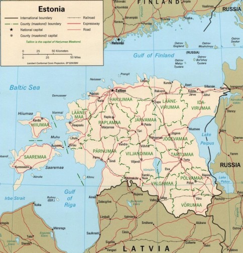estonia map