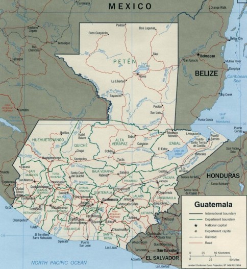 guatemala harta