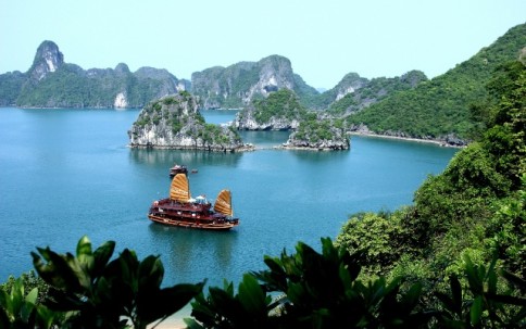 View over Halong Bay, Vietnam