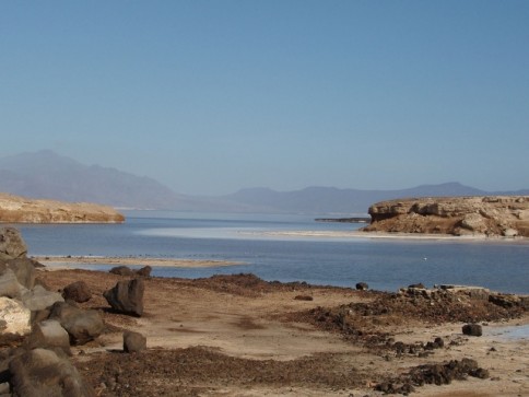 lake Assal in djibouti