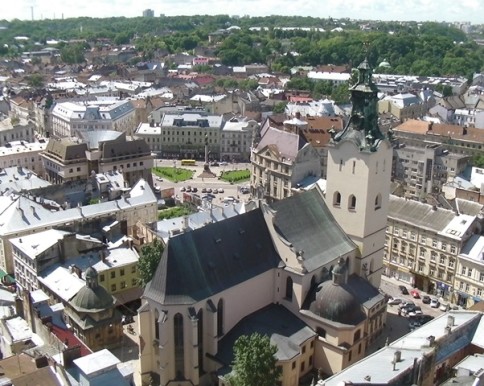 Lviv, the largest and most beautiful city in Western Ukraine