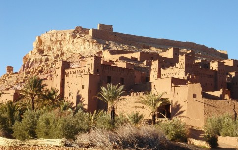 Kasbah ruins at Ait Ben Haddou, Morocco