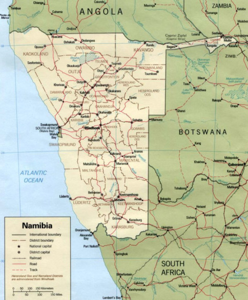 namibia harta