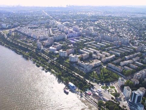 Fluviul Dunărea și orașul Galați, Județul Galați