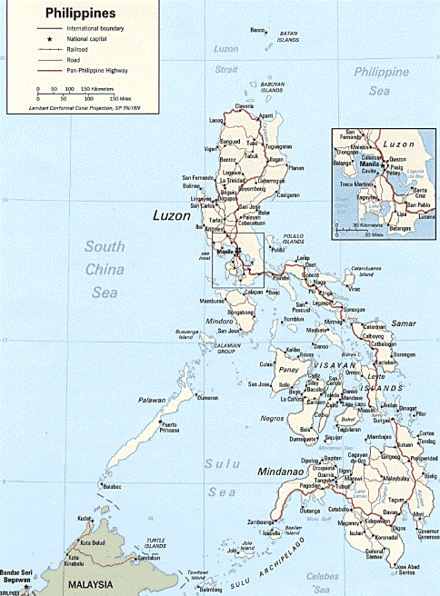 filipine harta