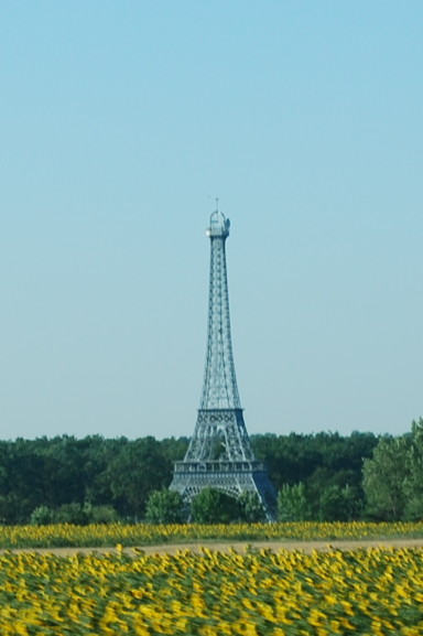 Replica of Eiffel Tower from Slobozia City, Ialomita County
