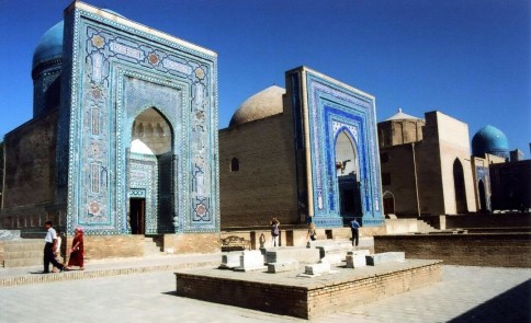 Moscheea Shakhi Zinda din Samarkand, Uzbekistan