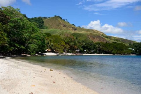 O plajă frumoasă din Insulele Solomon
