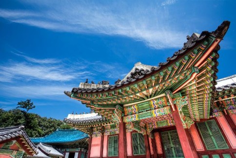 Construcţie tradiţională din Coreea de Sud