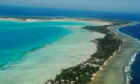 Atolul Tarawa, paradisul din Kiribati