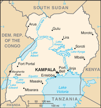 uganda harta
