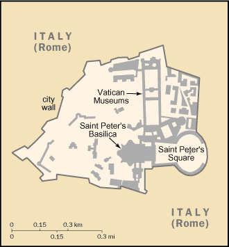 vatican map