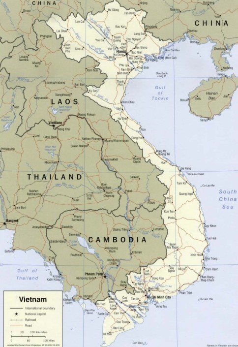 vietnam harta