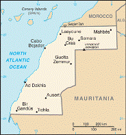 harta sahara occidentala