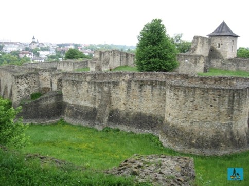 Impressive Suceava Citadel is lying up on a hill, Suceava City