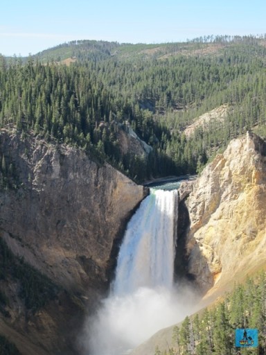 Cascada de Jos din Parcul Naţional Yellowstone, Statele Unite ale Americii