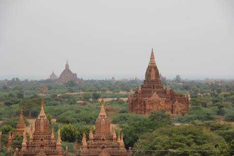 Bagan temples in Myanmar or Burma