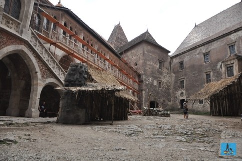 The Old Courtyard, Corvinilor Castle, Hunedoara County