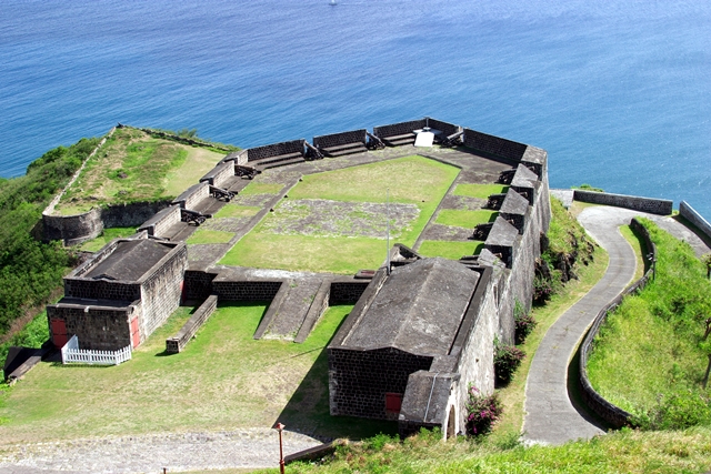 Fortăreaţa Brimstone Hill este un exemplu unic de istorie