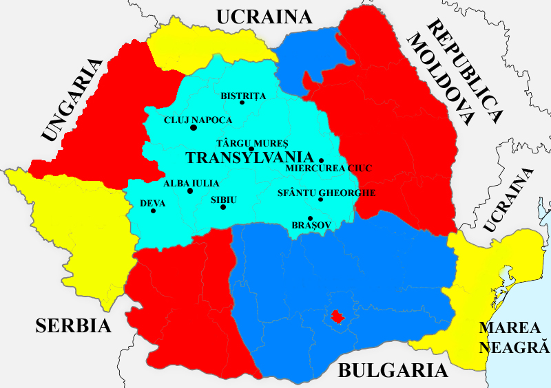 harta transilvania